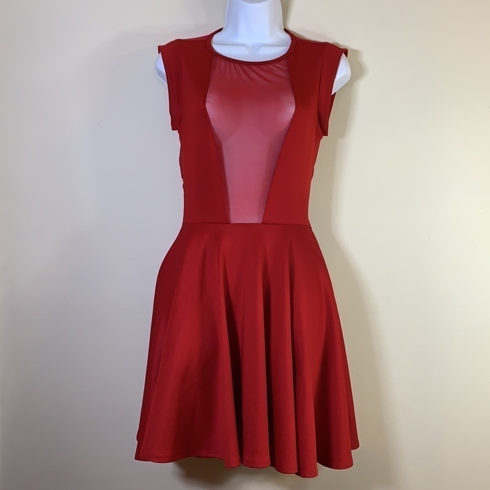 Arden B USA Made Scuba Fit & Flare Skater Dress. Small. NWT.